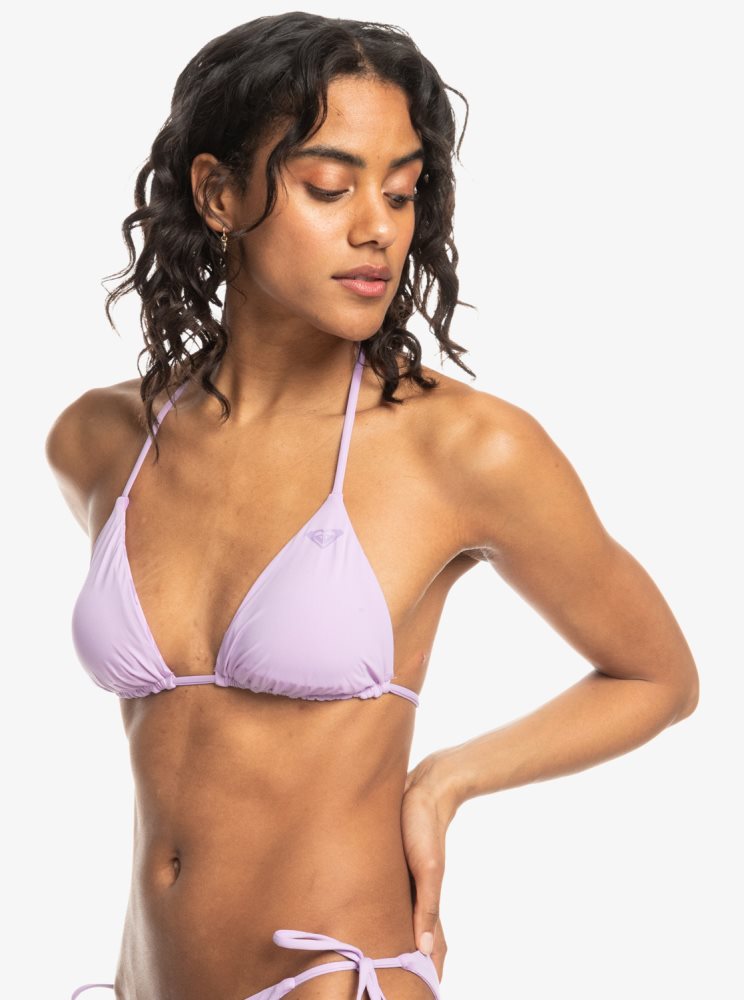 Hauts De Bikini Roxy Surf.Kind.Kate. Reversible Triangle Violette Rose Femme | III-16428072