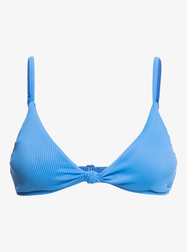 Hauts De Bikini Roxy Love The Surf Knot Triangle Bleu Femme | FBG-77398517