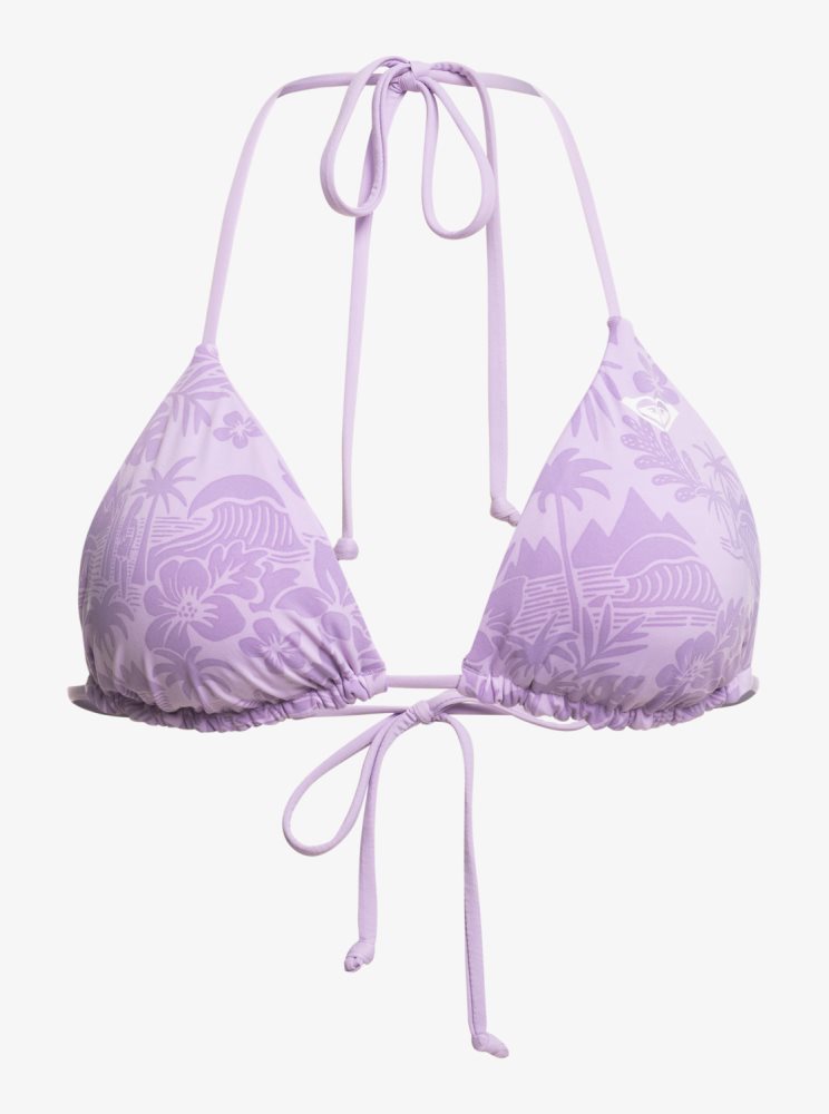 Hauts De Bikini Roxy Surf.Kind.Kate. Reversible Triangle Violette Rose Femme | III-16428072