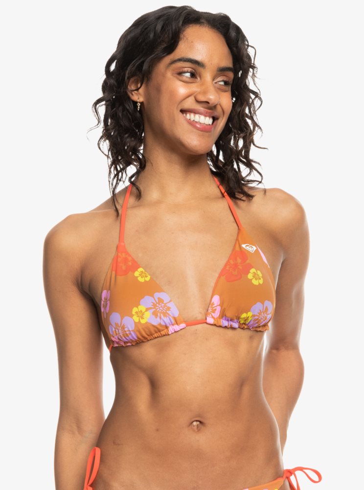 Hauts De Bikini Roxy Surf.Kind.Kate. Reversible Triangle Rose Femme | YGA-44261567