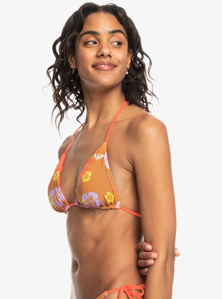 Hauts De Bikini Roxy Surf.Kind.Kate. Reversible Triangle Rose Femme | YGA-44261567