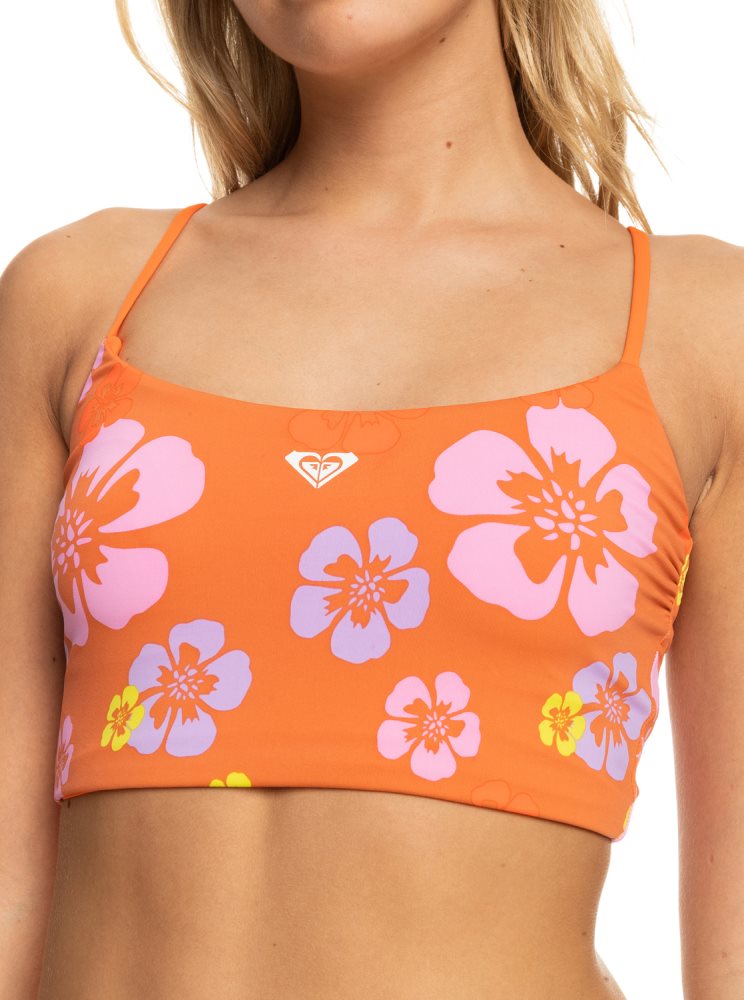 Hauts De Bikini Roxy Surf.Kind.Kate. Reversible Tank Rose Femme | XQG-81945107