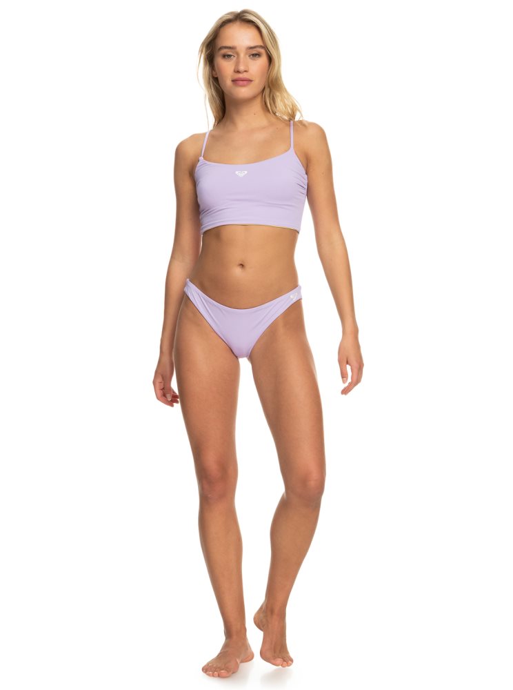 Bas De Bikini Roxy Surf.Kind.Kate. Cheeky Blanche Stripes Femme | RGA-67489043