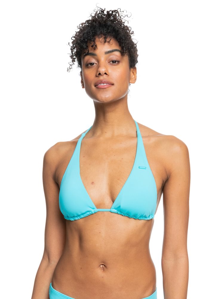 Hauts De Bikini Roxy Beach Classics Tiki Triangle Bleu Femme | EHM-02828727