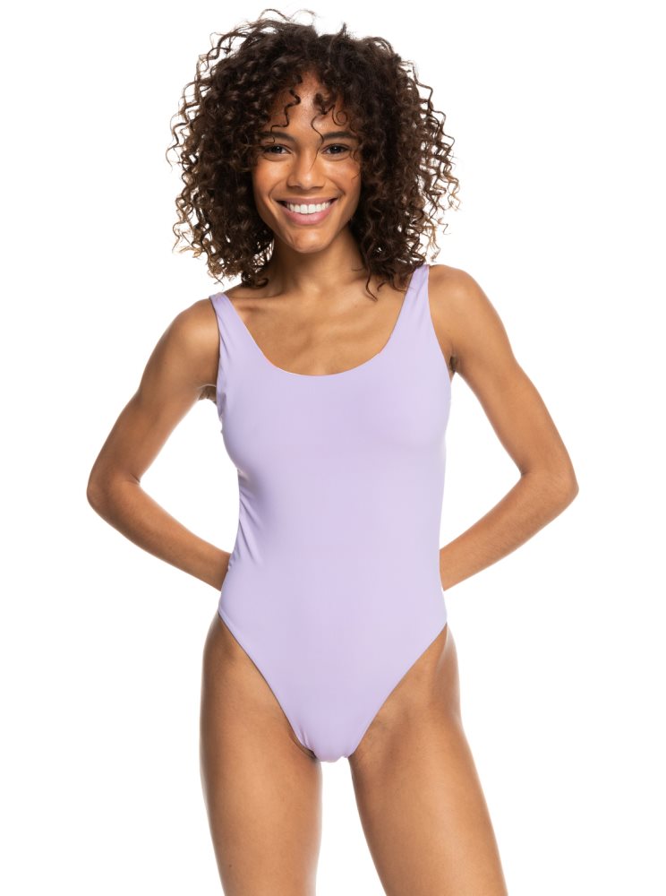 Maillots De Bain Roxy Surf.Kind.Kate. Reversible Blanche Stripes Femme | UGJ-54583755