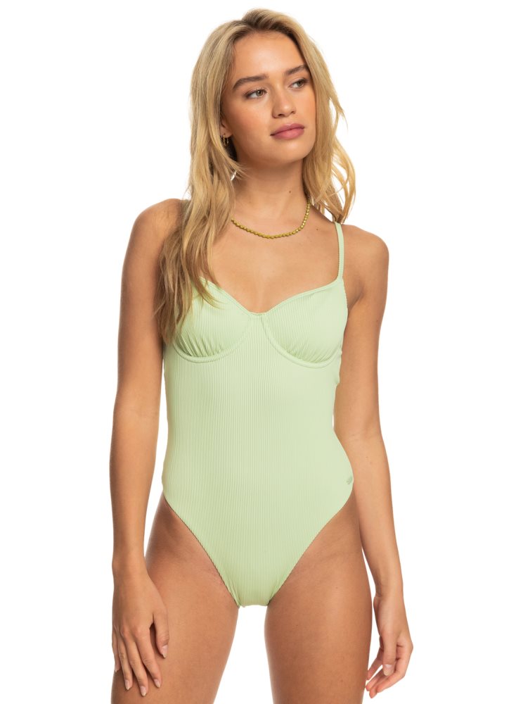 Maillots De Bain Roxy Love The Muse Vert Femme | UWB-85580264