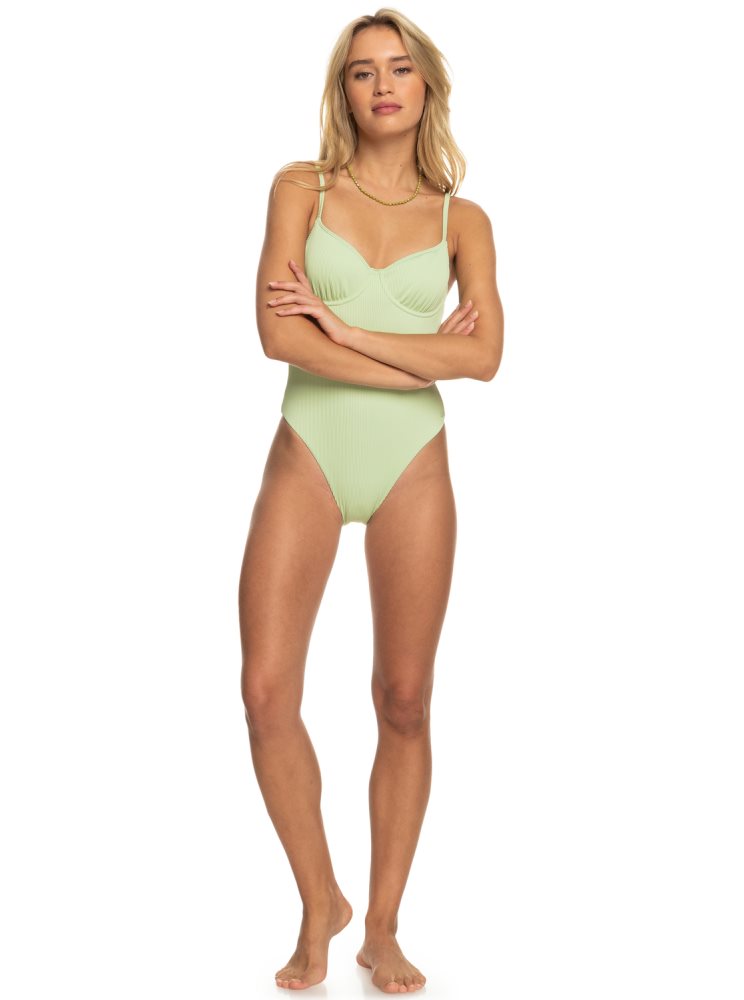 Maillots De Bain Roxy Love The Muse Vert Femme | UWB-85580264