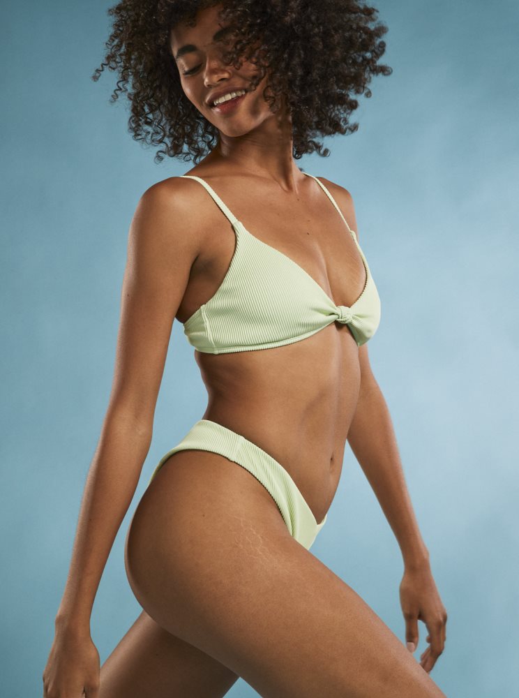 Bas De Bikini Roxy Love Cheeky Vert Femme | DHY-65309526