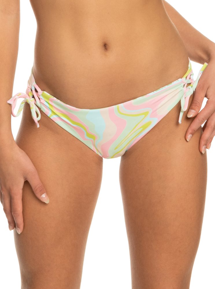 Bas De Bikini Roxy Tropics Hype Hipster Reversible Blanche Multicolore Femme | XEZ-06514223