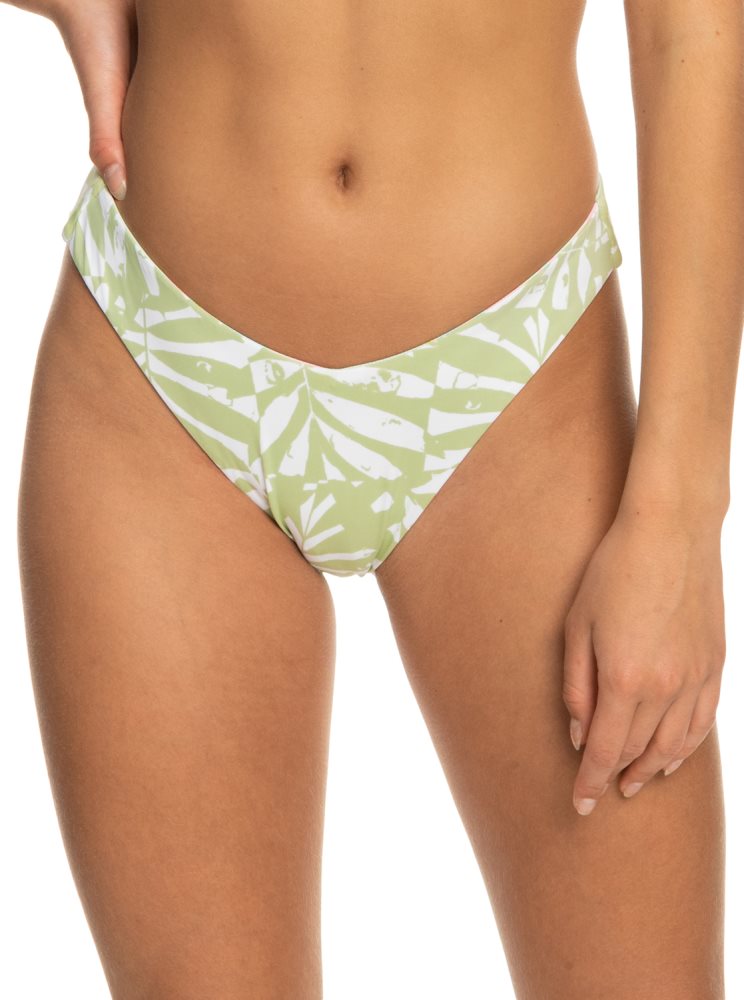 Bas De Bikini Roxy Tropics Hype Cheeky Blanche Multicolore Femme | VRR-20500976