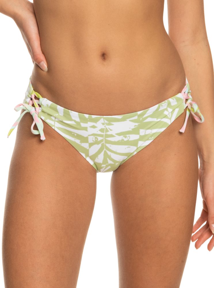 Bas De Bikini Roxy Tropics Hype Hipster Reversible Blanche Multicolore Femme | XEZ-06514223