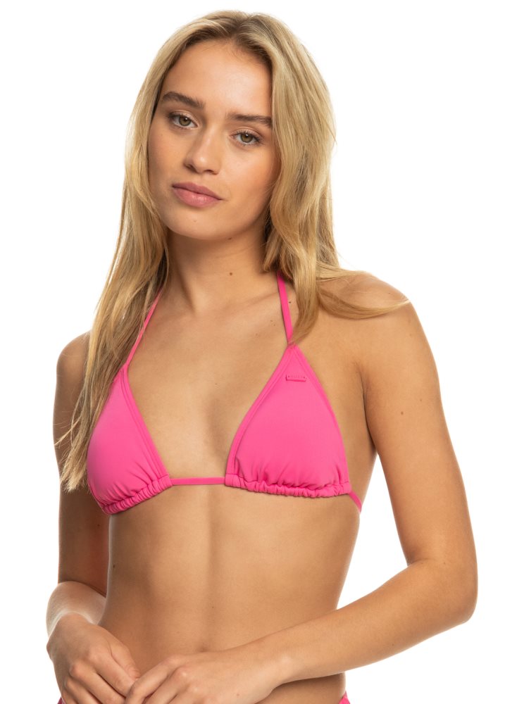 Hauts De Bikini Roxy Beach Classics Tiki Triangle Rose Femme | XKG-86946928