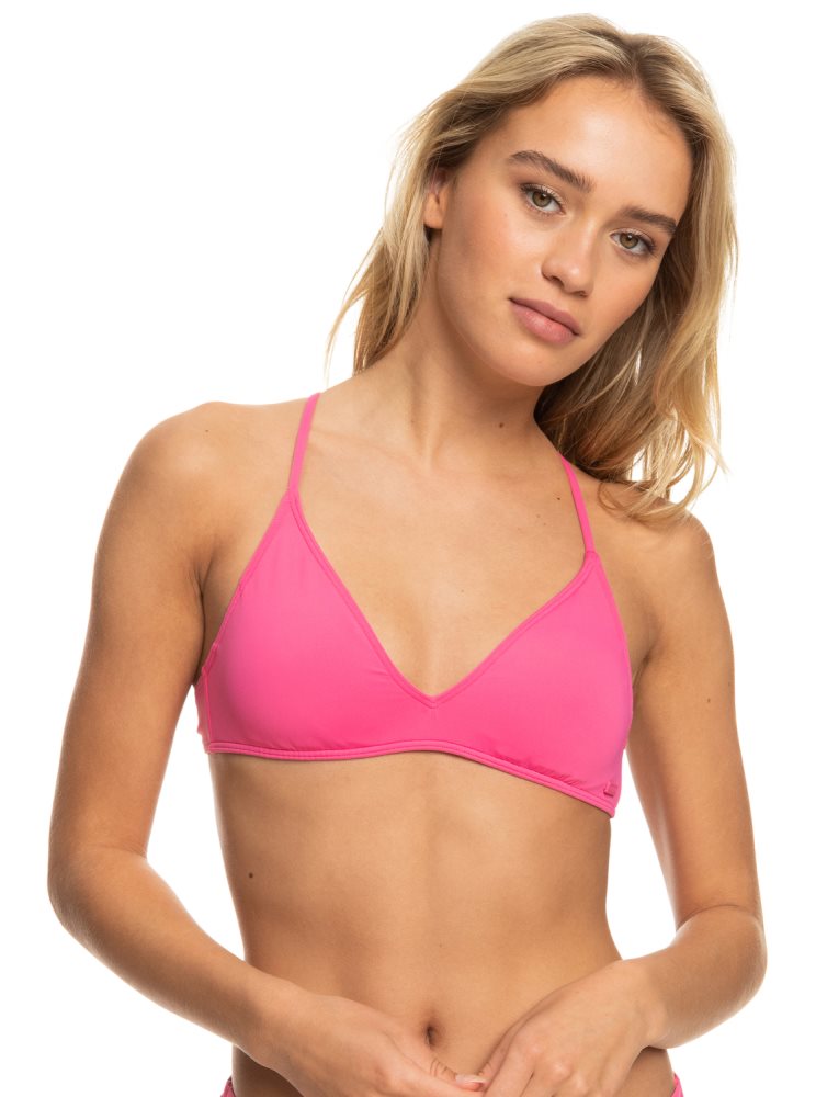 Hauts De Bikini Roxy Beach Classics Triangle Rose Femme | VVE-95517119