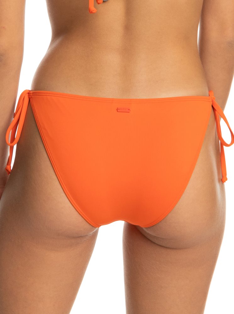 Bas De Bikini Roxy Beach Classics Tie Side Solid Orange Femme | XAL-42054190