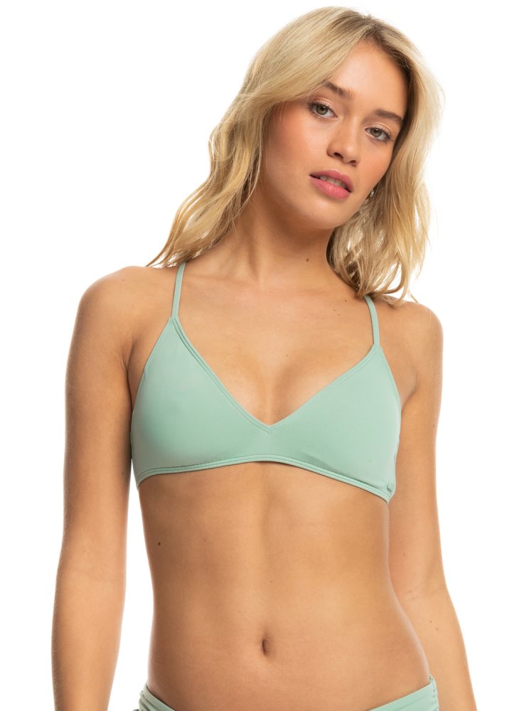 Hauts De Bikini Roxy Beach Classics Triangle Bleu Femme | LQX-01399990