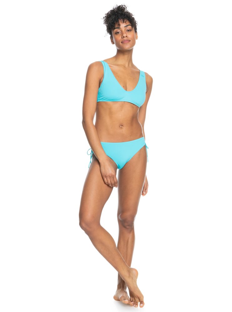 Bas De Bikini Roxy Beach Classics Hipster Bleu Femme | QVR-18519225