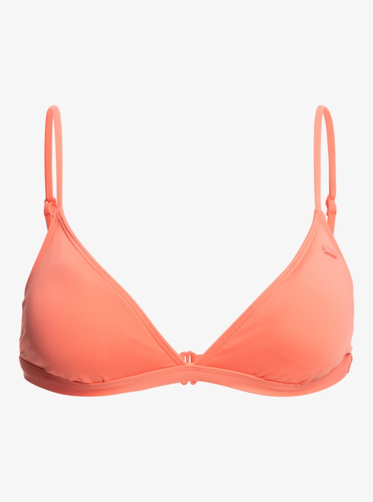 Hauts De Bikini Roxy Beach Classics Triangle Corail Femme | RDE-12654197