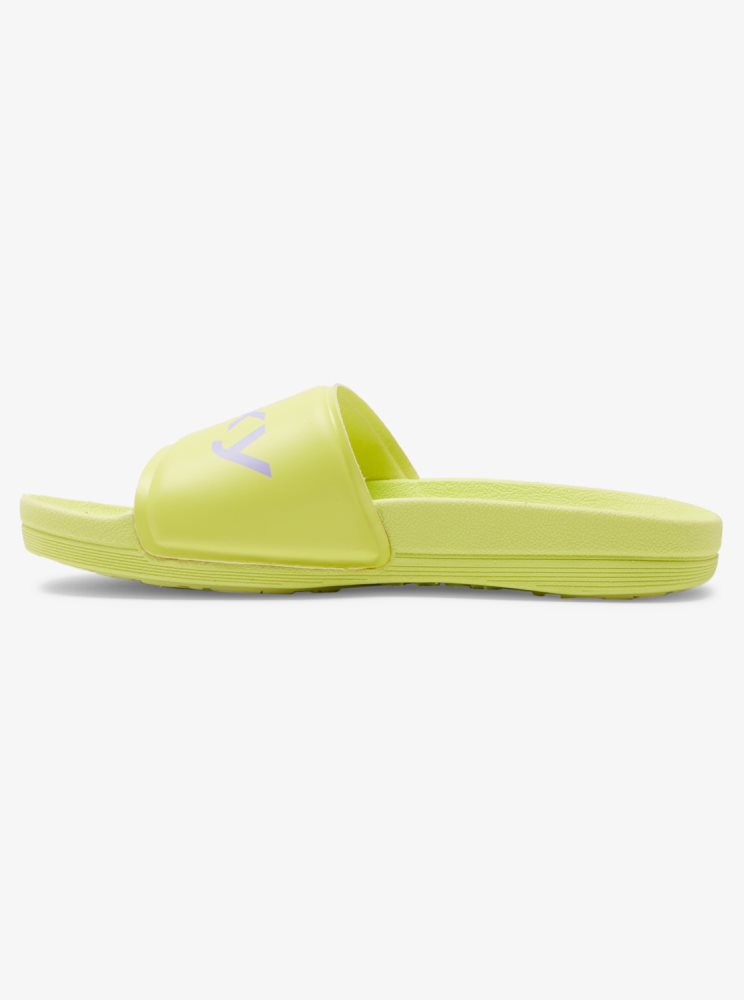 Sandales Roxy Surf.Kind.Kate. Slippy Jaune Femme | ZKN-08834870