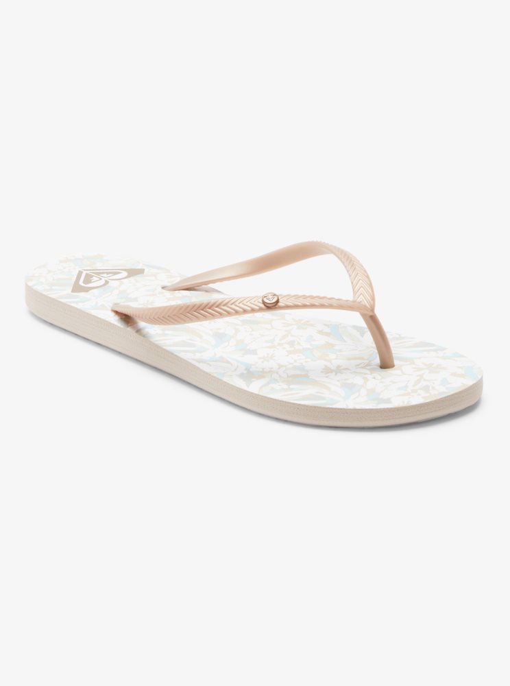 Sandales Roxy Bermuda Beige Femme | QOM-22797081