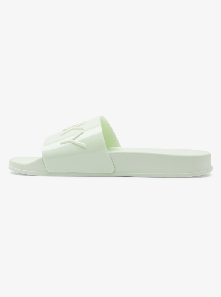 Sandales Roxy Slippy Jelly Vert Femme | RRX-72047816