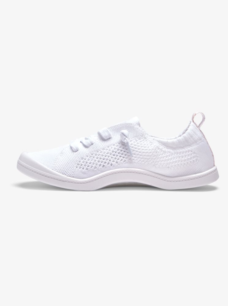 Basket Roxy Bayshore Closed Blanche Femme | WEE-40832522