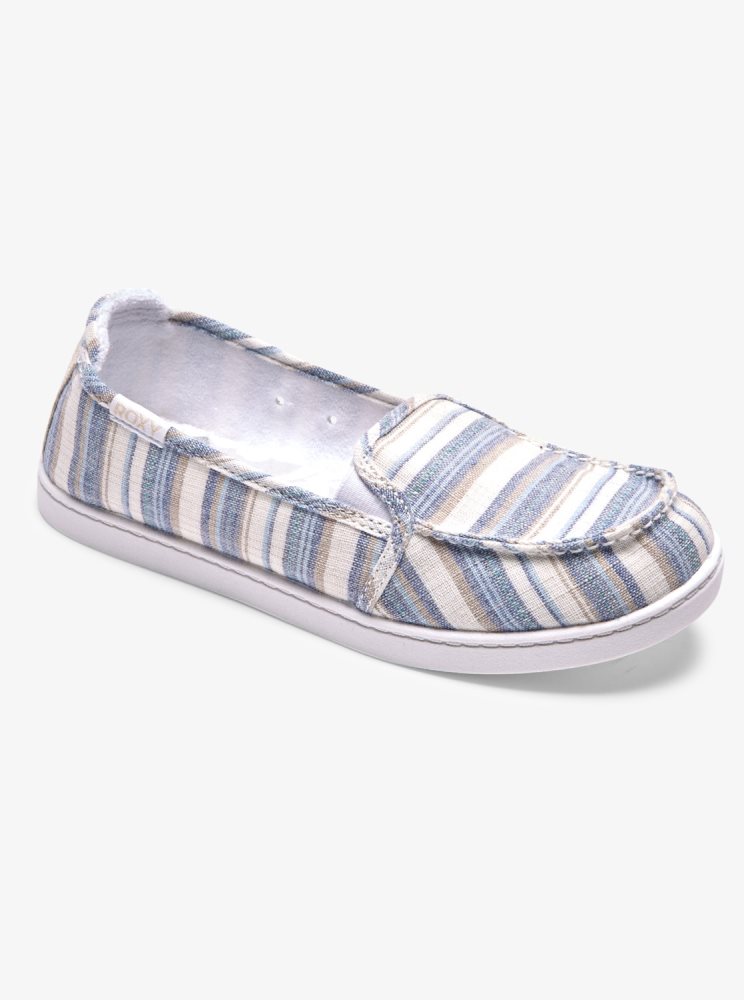 Slip On Roxy Minnow Bleu Femme | WSY-01439267