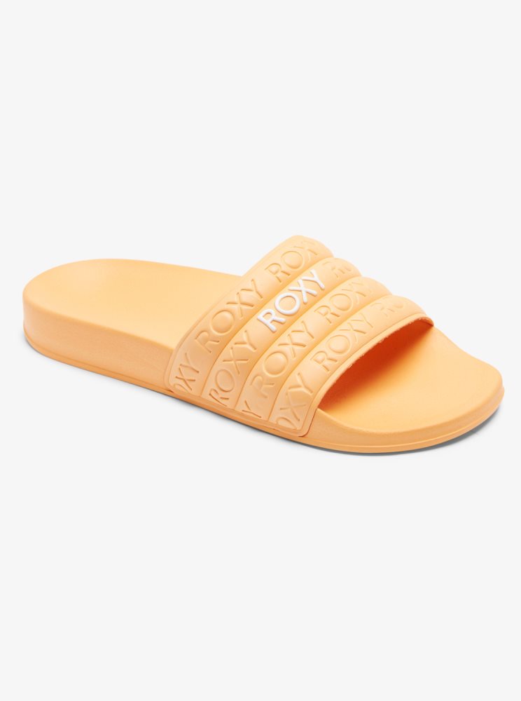 Sandales Roxy Slippy D'eau-Friendly Orange Blanche Femme | JLM-07168257