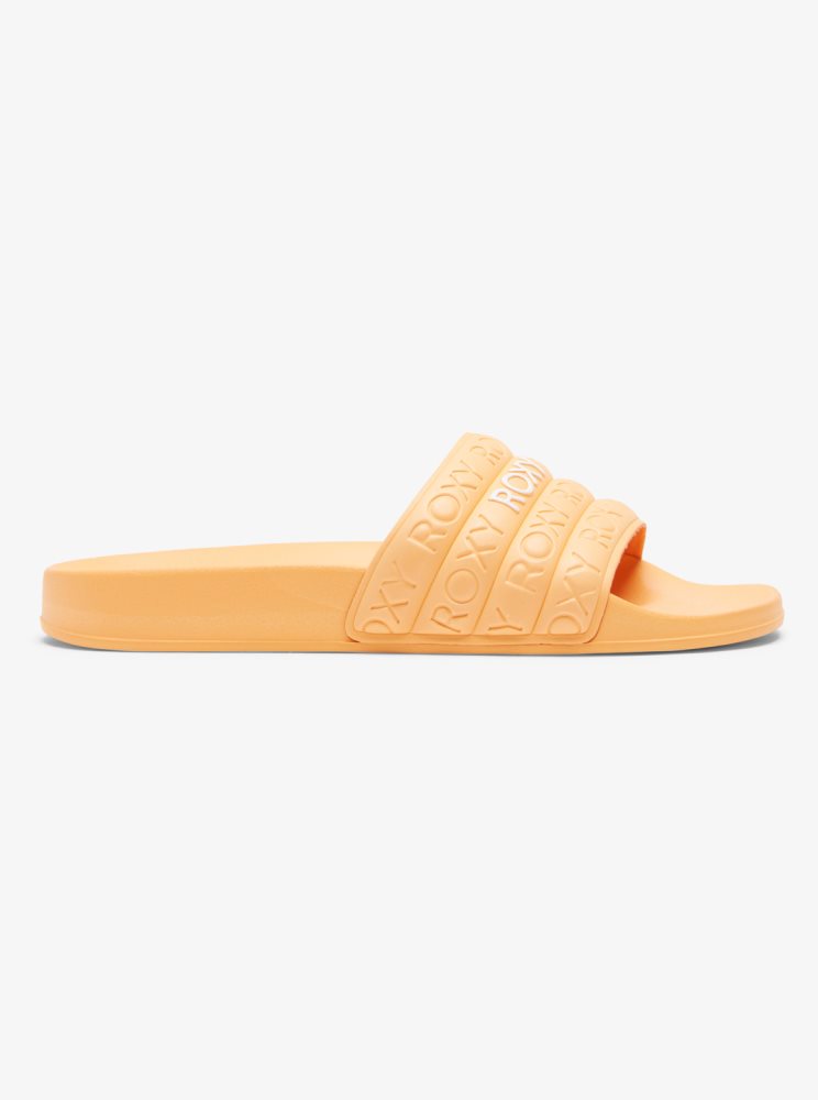 Sandales Roxy Slippy D'eau-Friendly Orange Blanche Femme | JLM-07168257