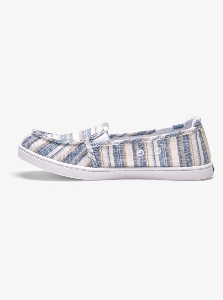 Slip On Roxy Minnow Bleu Femme | WSY-01439267